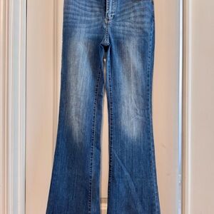 High Waist Curvy Flare Women's Jeans